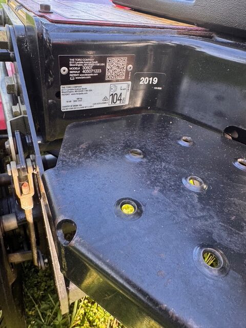 2019 Toro Groundsmaster 3500-D Model 30807 - Image 3