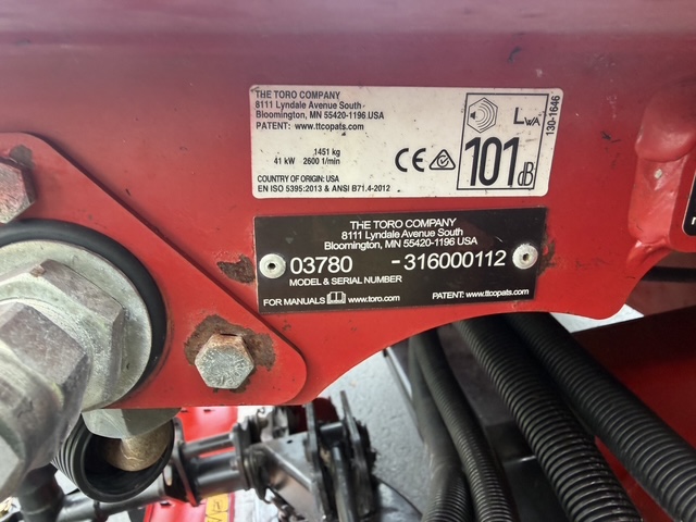 2016 Toro Reelmaster 7000D Model 03780 - Image 42