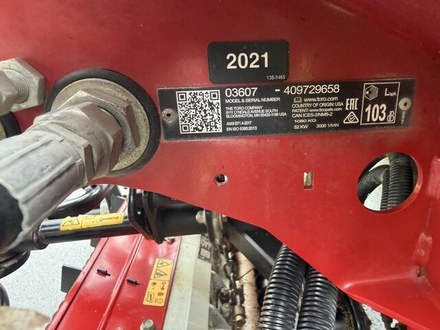 2021 Toro Reelmaster 5510D Model 03607 - Image 32